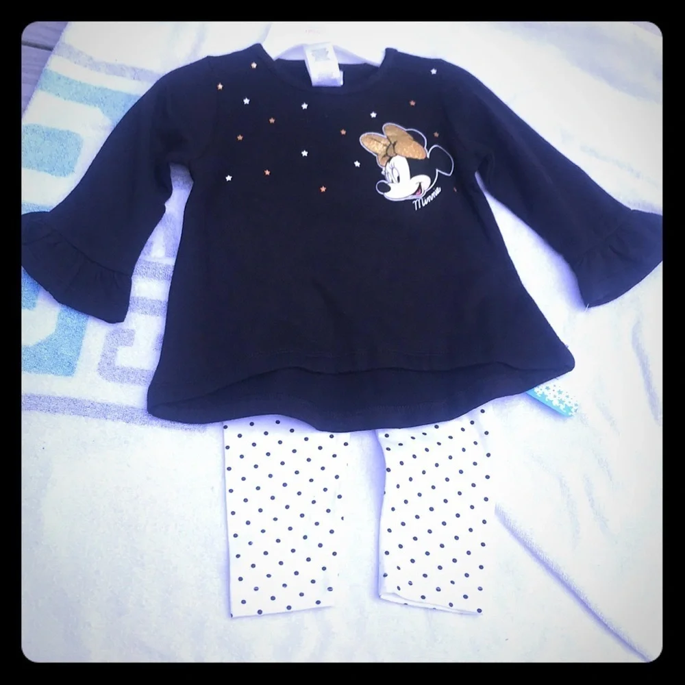 NWT Minnie Mouse outfit 12 mth